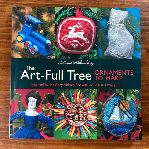 THE ART-FULL TREE: ORNAMENTS TO MAKE paperback book - Picture 1 of 9
